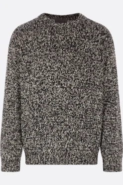 YOHJI YAMAMOTO linen and silk knit pullover