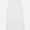 Women JIL SANDER linen pleated skirt