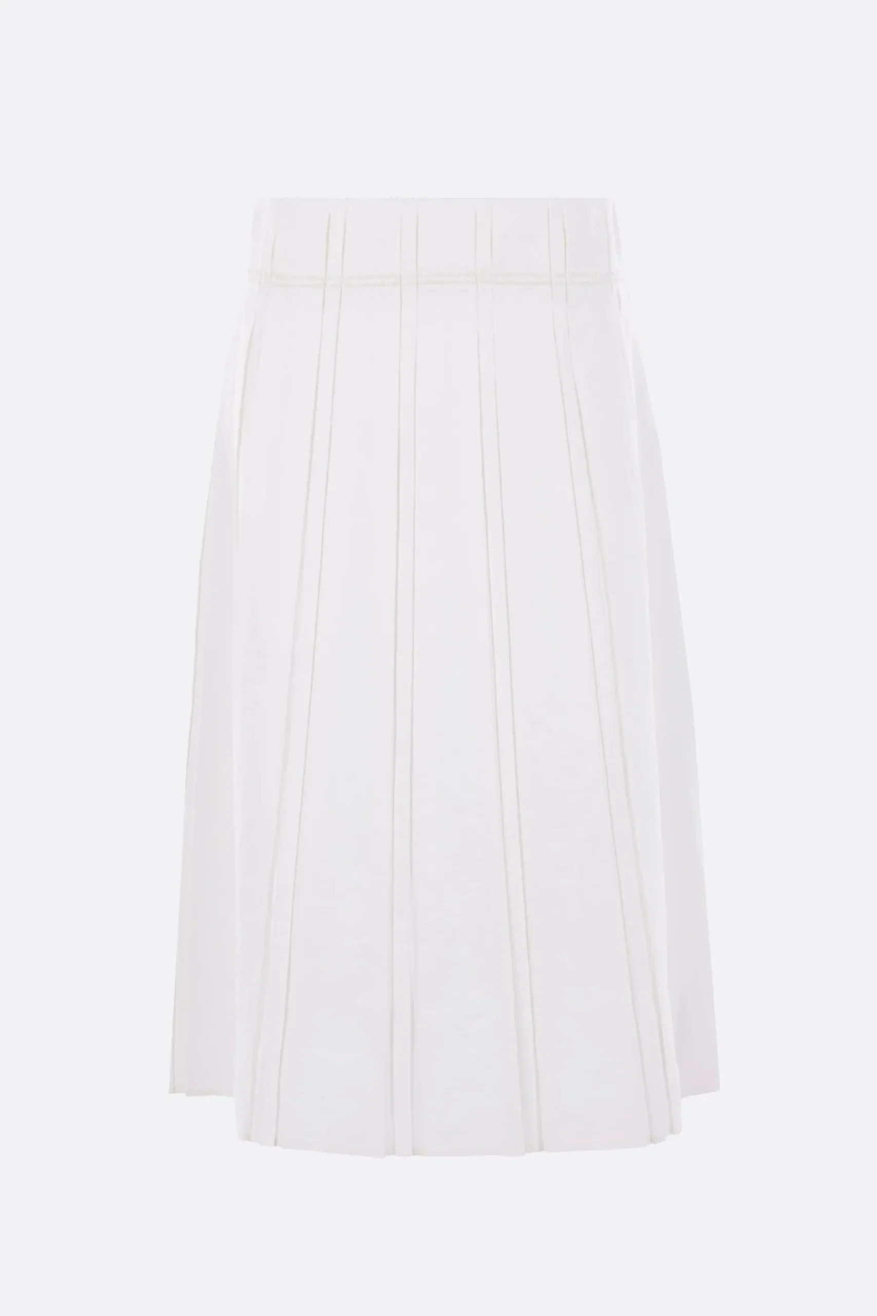Women JIL SANDER linen pleated skirt