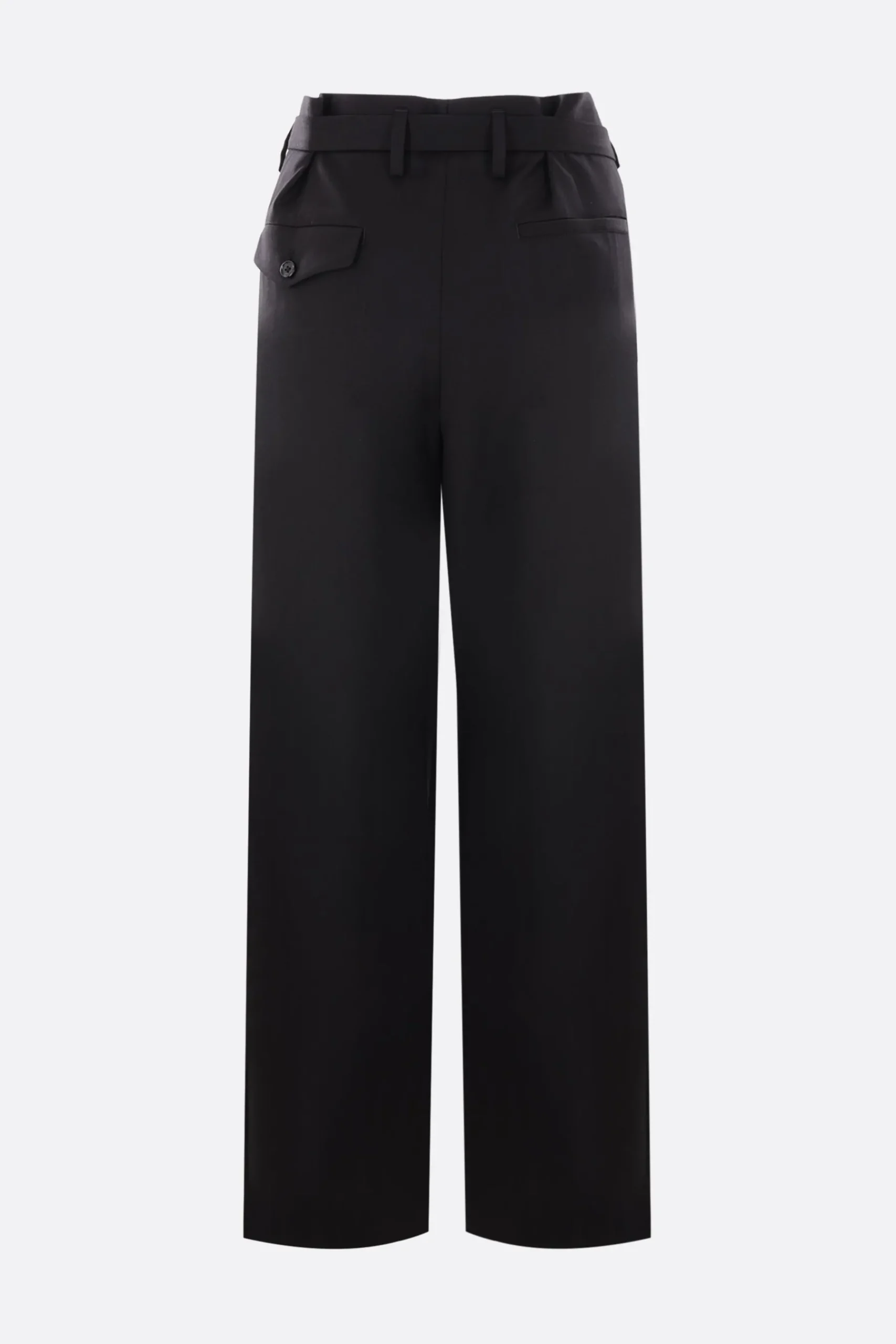 Women ANN DEMEULEMEESTER Linna twill oversize trousers