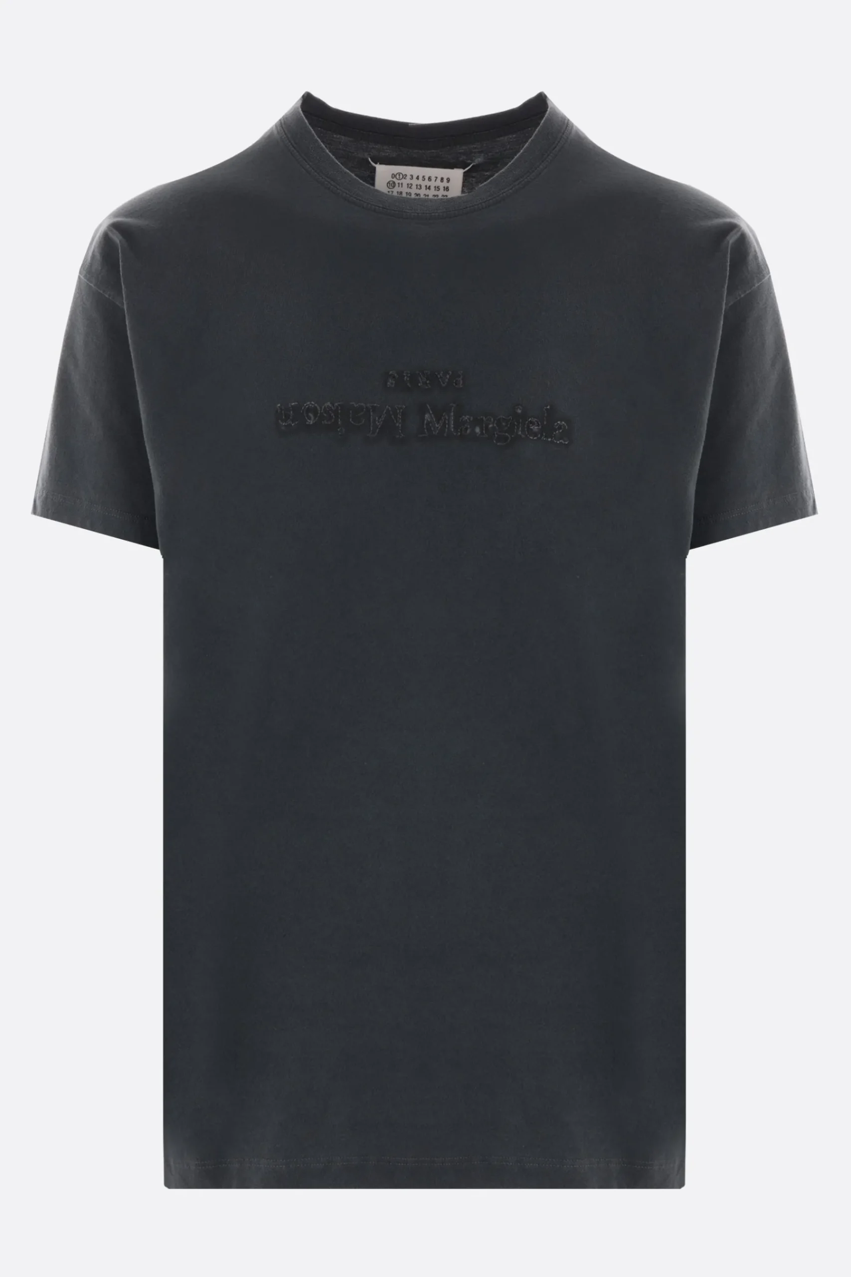 Women MAISON MARGIELA logo embroidered cotton t-shirt