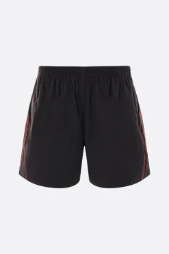BALENCIAGA logo embroidered nylon track shorts