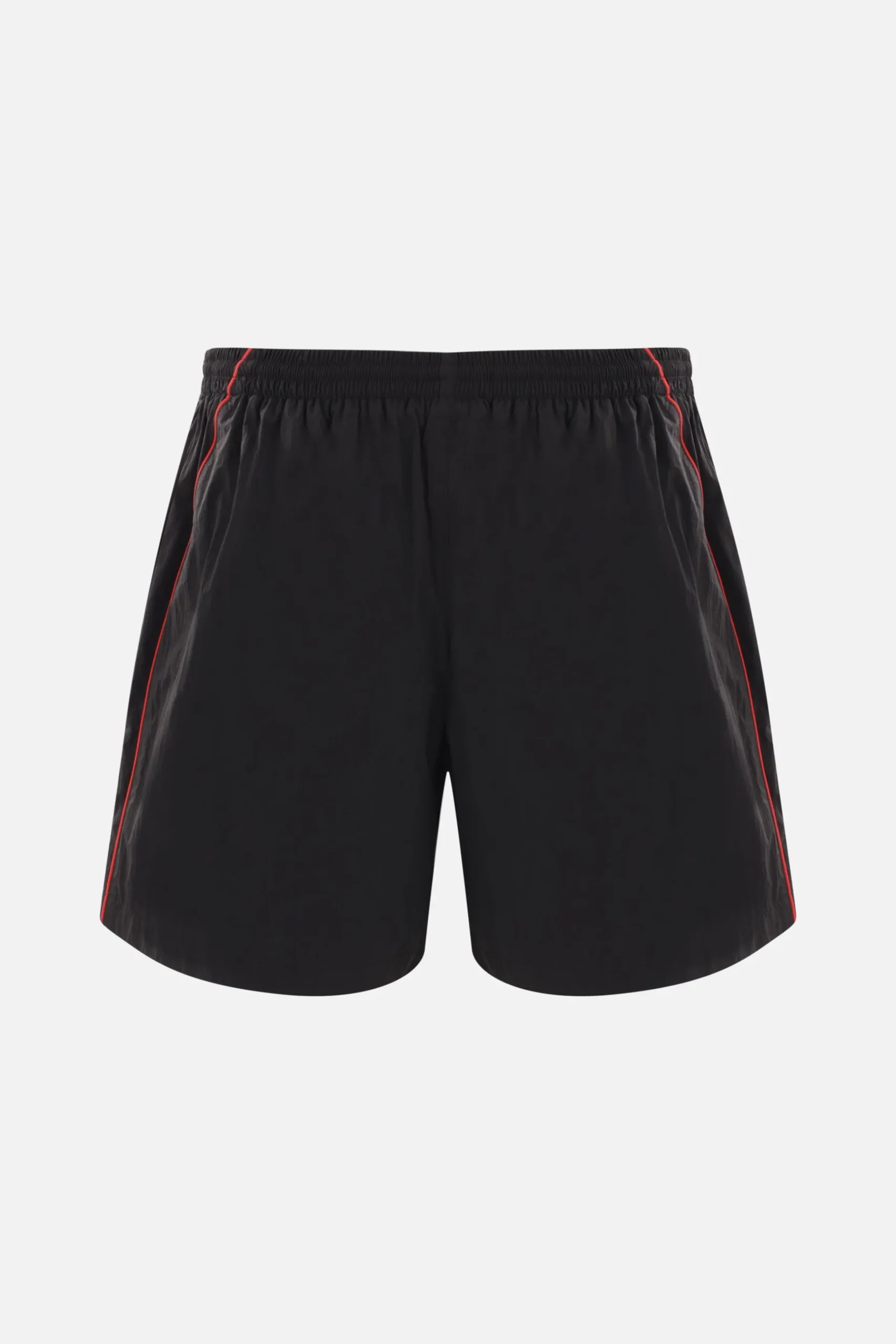 BALENCIAGA logo embroidered nylon track shorts