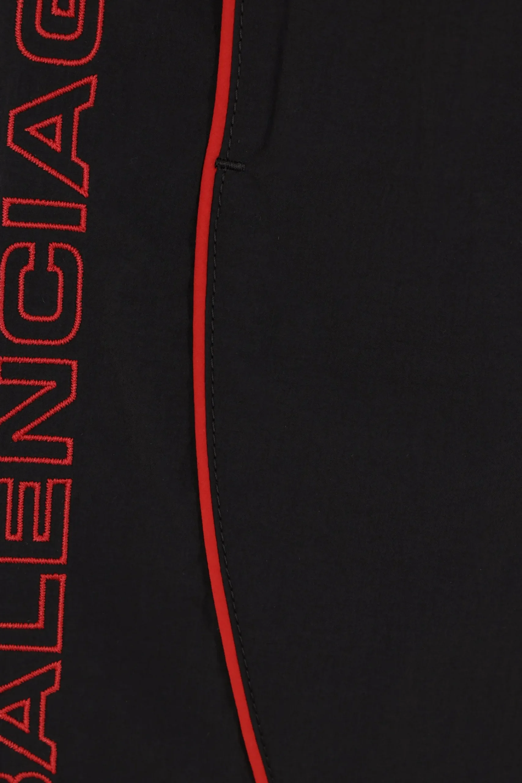 BALENCIAGA logo embroidered nylon track shorts
