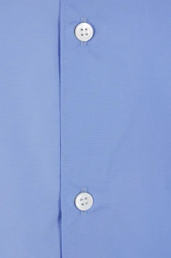 COMME DES GARÇONS HOMME logo embroidered poplin shirt