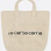 Women 10 CORSO COMO logo embroidered terry cloth tote bag