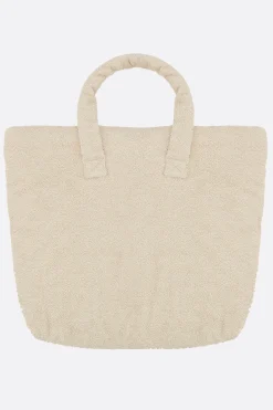 Women 10 CORSO COMO logo embroidered terry cloth tote bag
