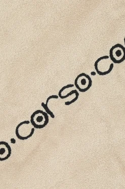 Women 10 CORSO COMO logo embroidered terry cloth tote bag