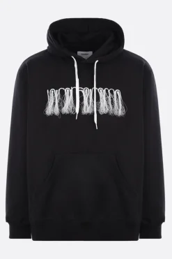 DOUBLET X 10 CORSO COMO logo embroidery cotton hoodie