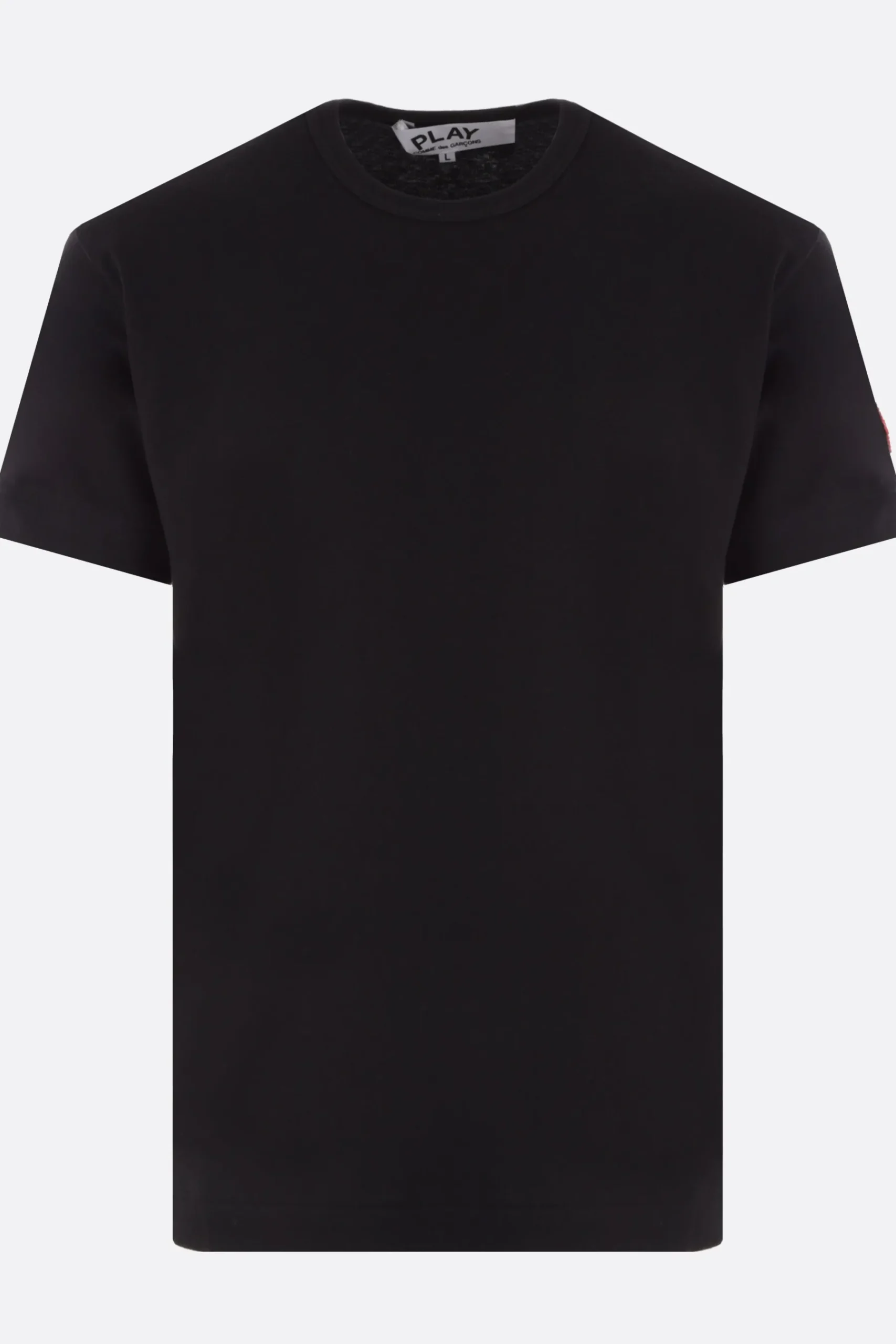 COMME DES GARÇONS PLAY logo patch cotton t-shirt