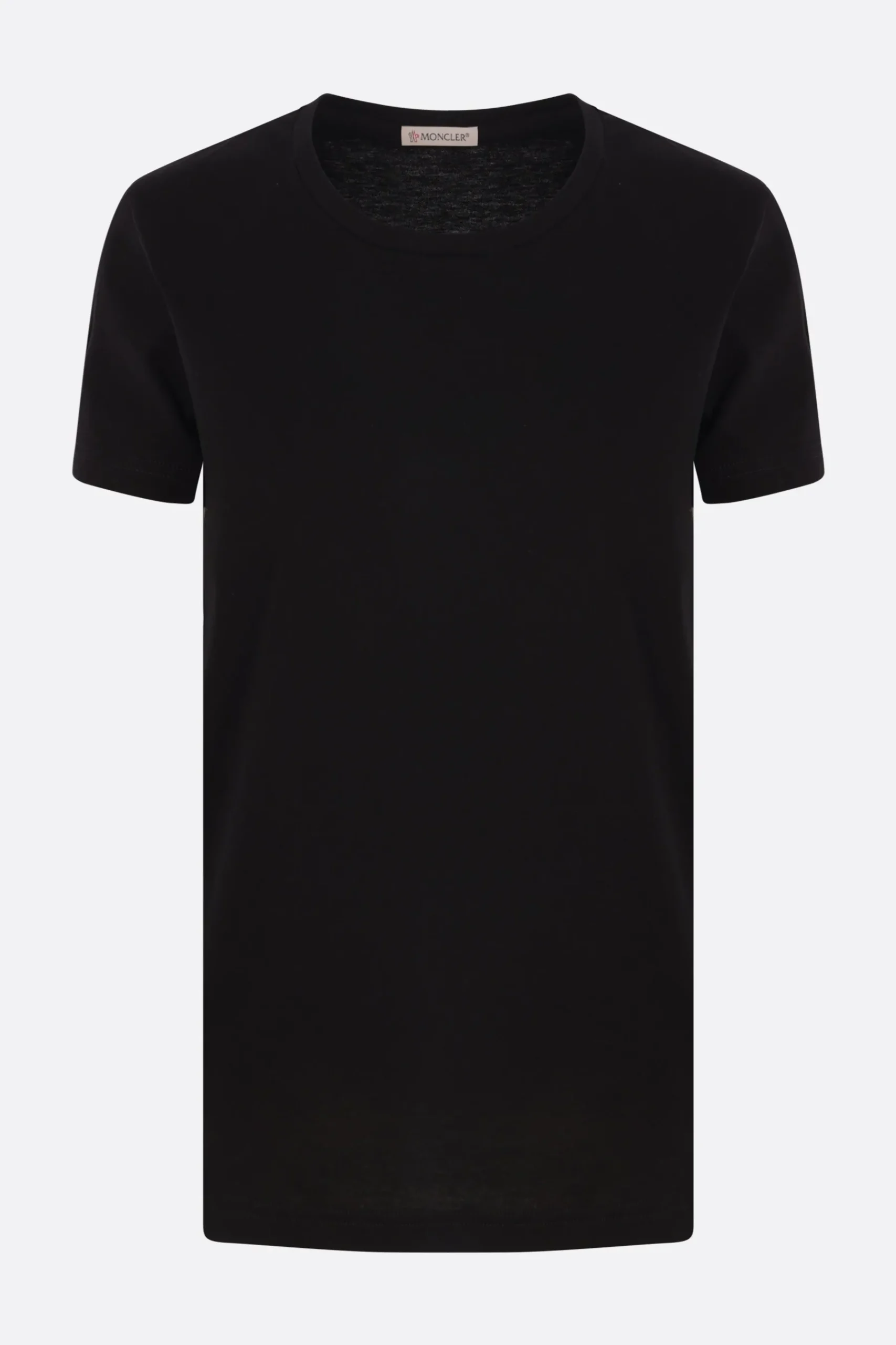 Women MONCLER logo patch cotton t-shirt