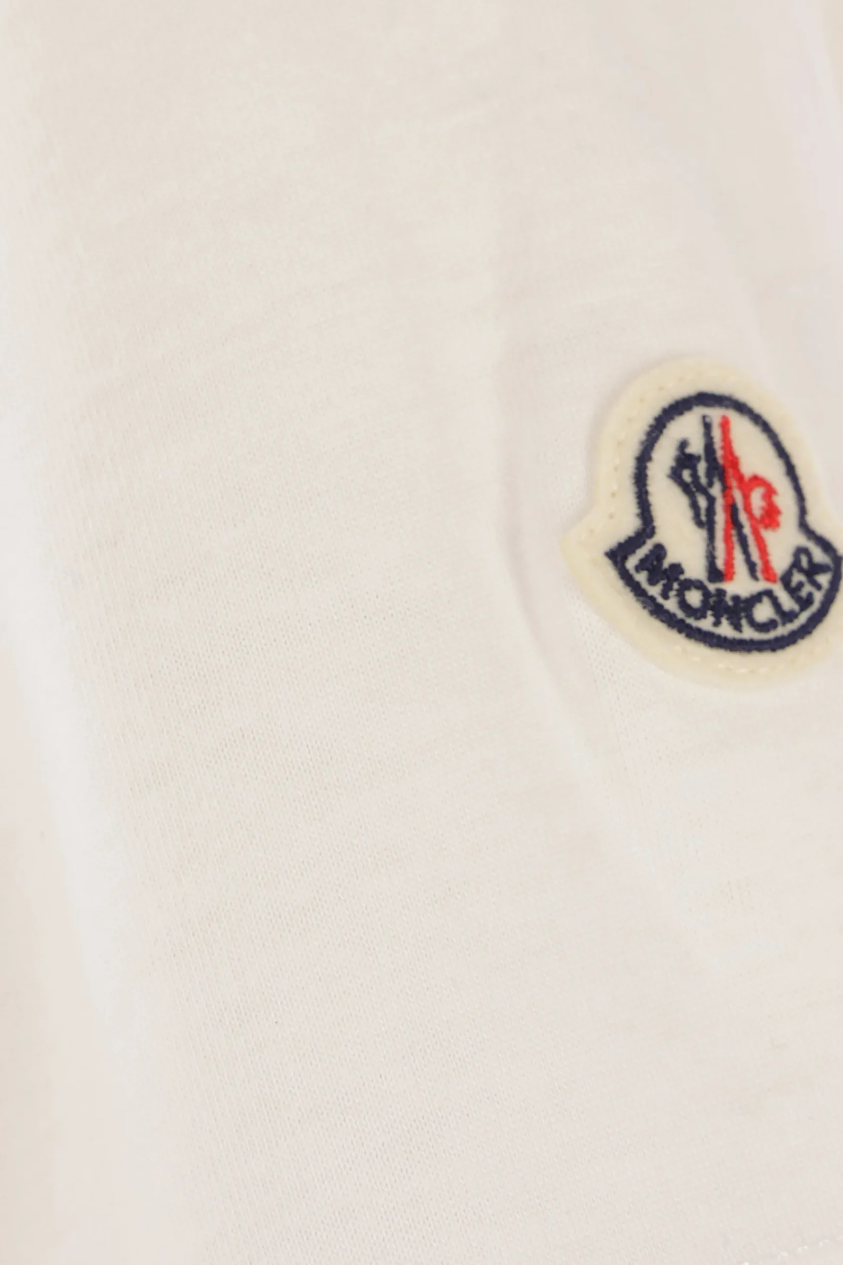 Women MONCLER logo patch cotton t-shirt