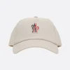 Women MONCLER GRENOBLE logo patch gabardine baseball cap