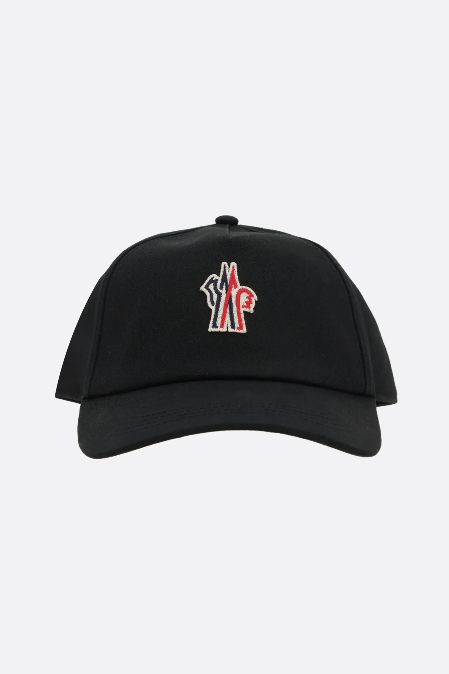 MONCLER GRENOBLE logo patch gabardine baseball cap