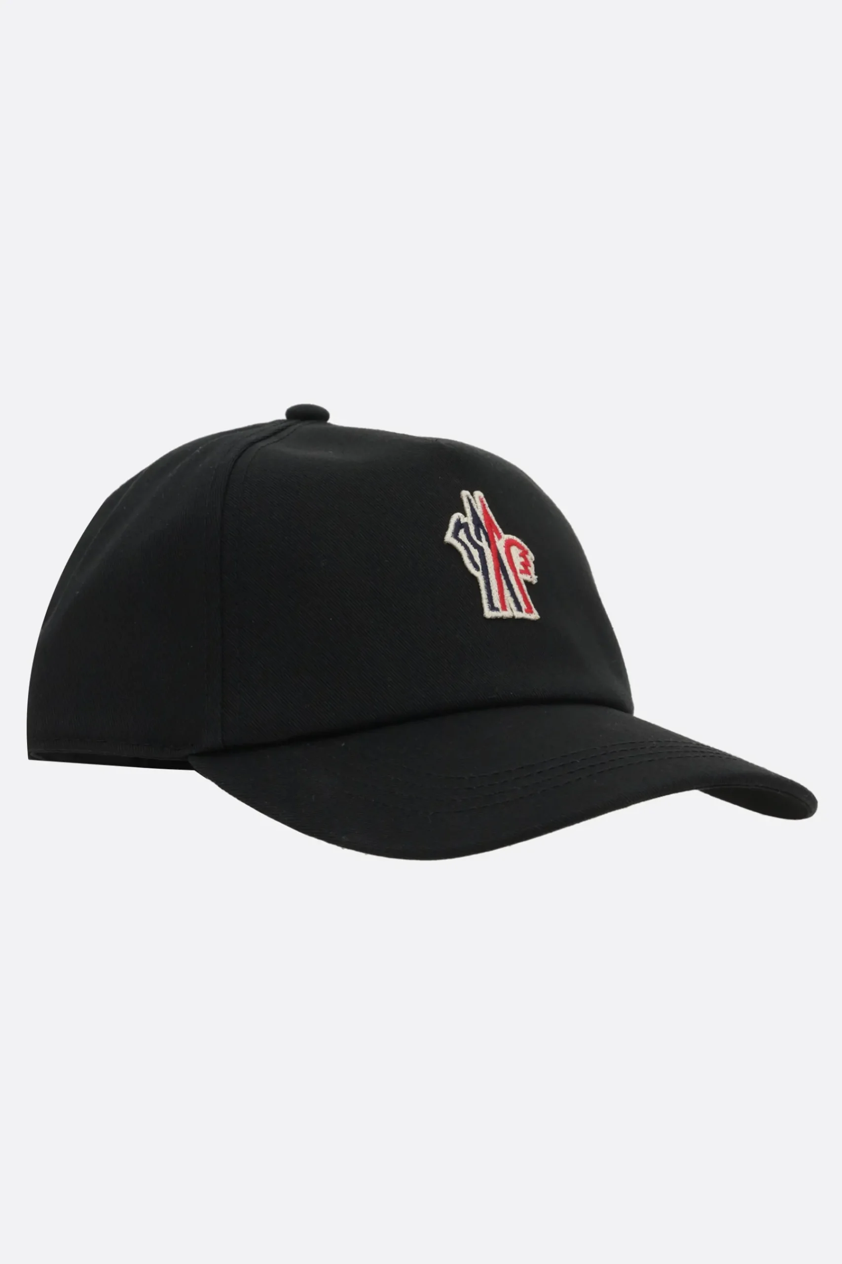 MONCLER GRENOBLE logo patch gabardine baseball cap