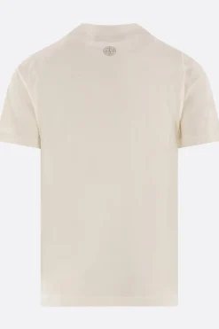 STONE ISLAND logo print cotton t-shirt