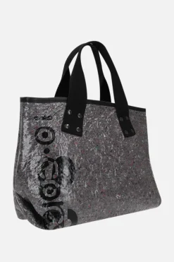 SACAI X 10 CORSO COMO logo print protective felt tote bag