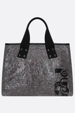SACAI X 10 CORSO COMO logo print protective felt tote bag