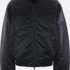 ACNE STUDIOS Logogram padded bomber jacket in nylon