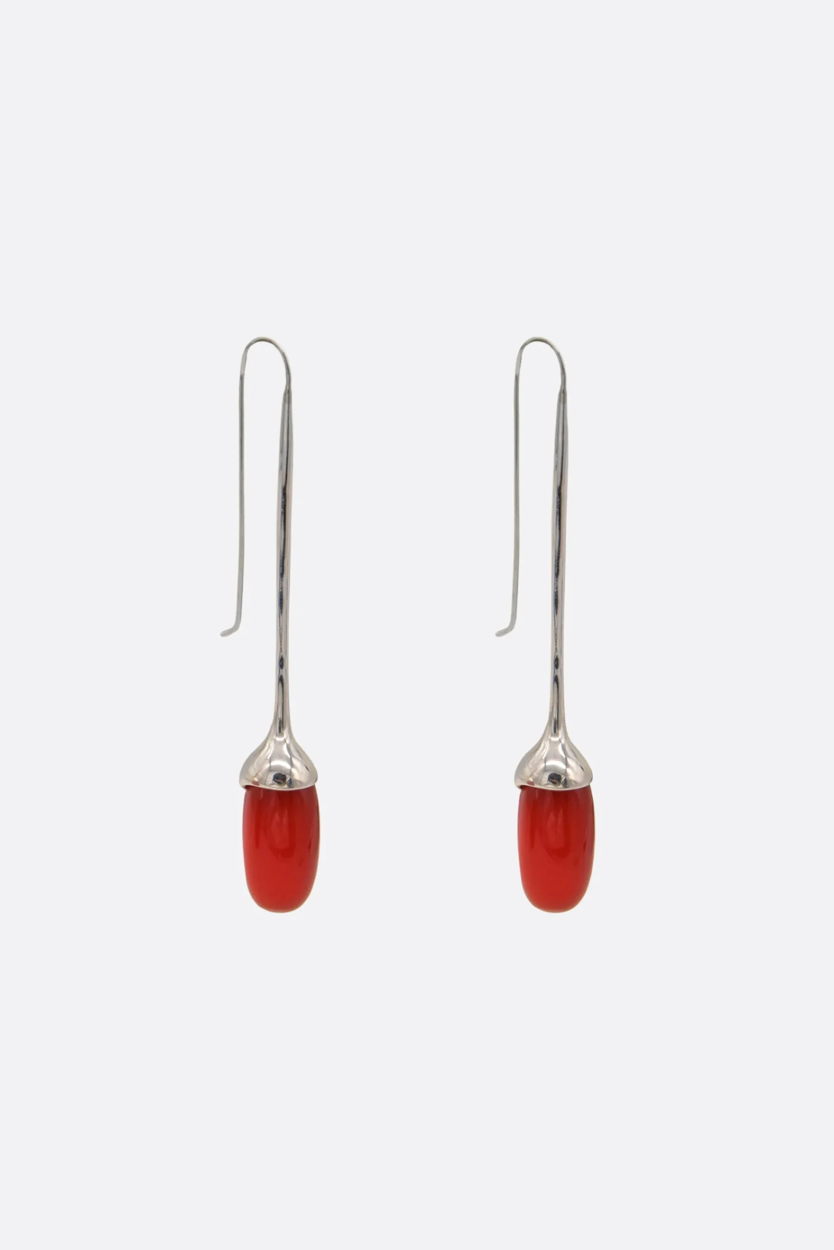 Women SOPHIE BUHAI Long Dripping Stone earrings in carnelian