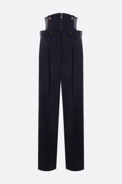Women VIVIENNE WESTWOOD Long Macca Corset wool trousers