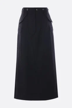 Women JUNYA WATANABE long skirt in technical wool