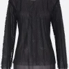 Women COMME DES GARÇONS COMME des GARÇONS long-sleeve t-shirt in jersey and mesh