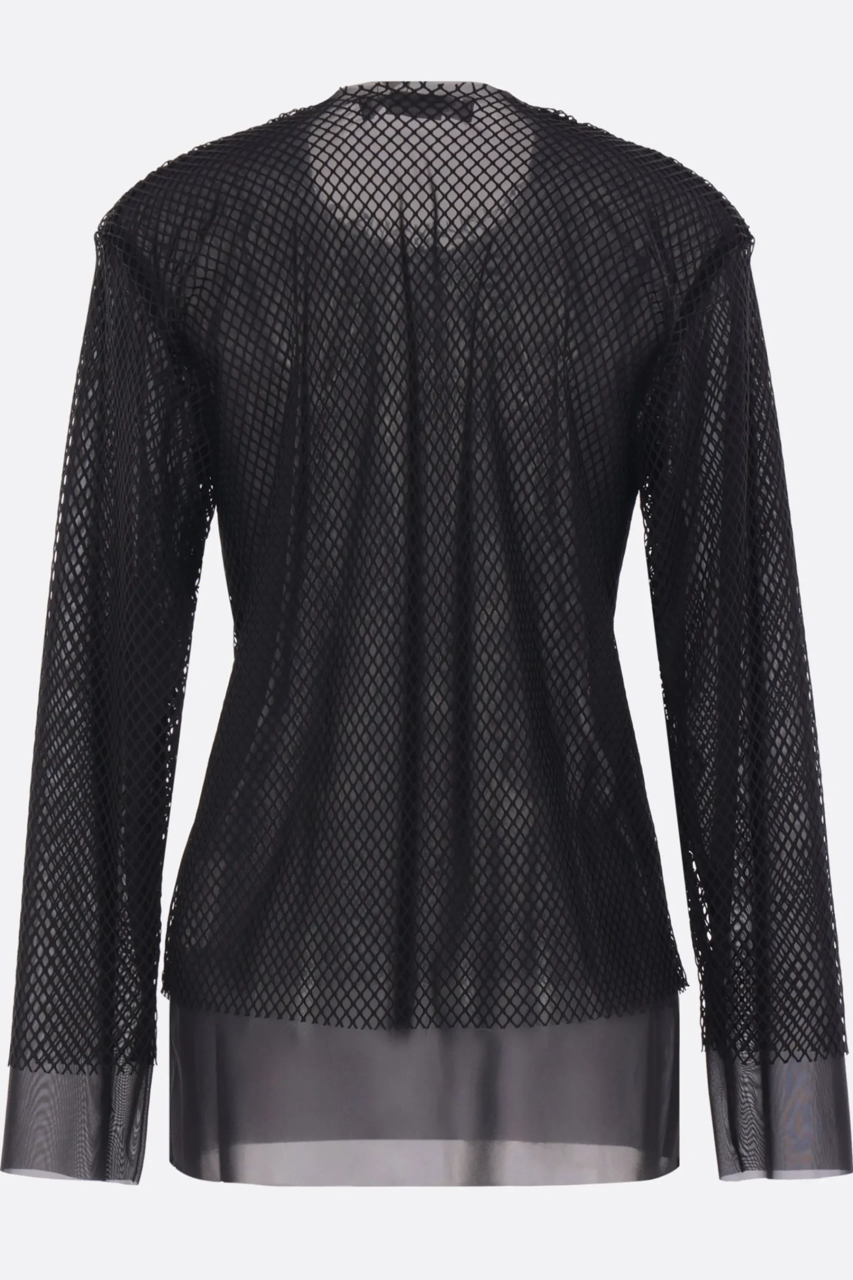 Women COMME DES GARÇONS COMME des GARÇONS long-sleeve t-shirt in jersey and mesh