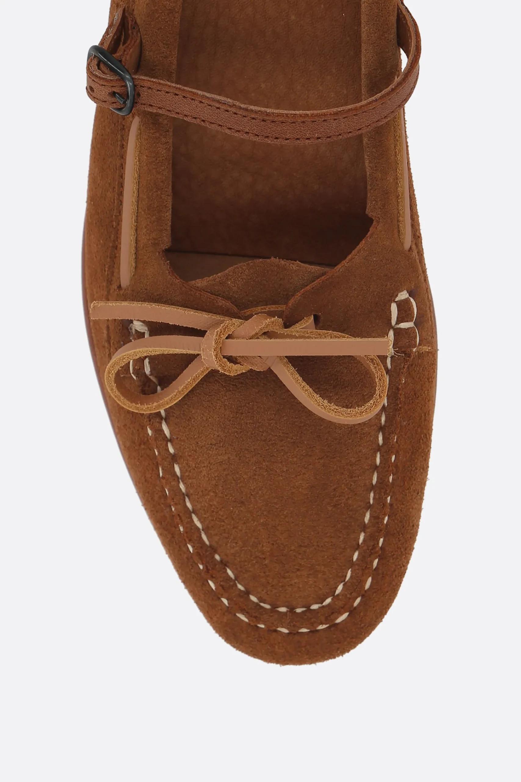 Women HEREU Lorea mary-jane loafers in suede