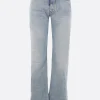 Women BALENCIAGA low-waist straight jeans in organic Japanese twill