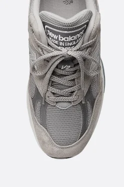 Women NEW BALANCE MADE in UK 991 mesh and suede sneakers