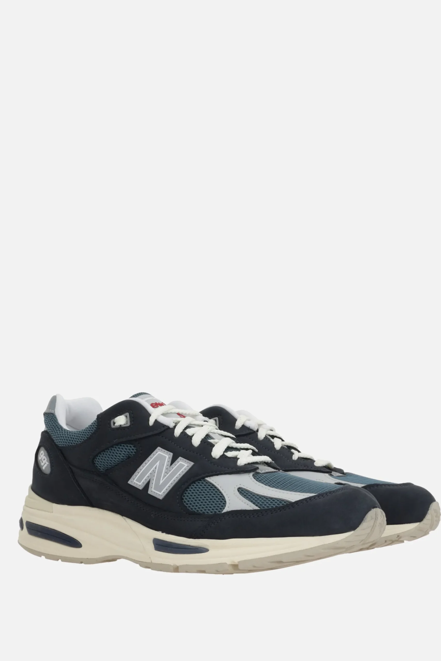 NEW BALANCE Made in UK 991v2 sneakers in mesh and nabuk