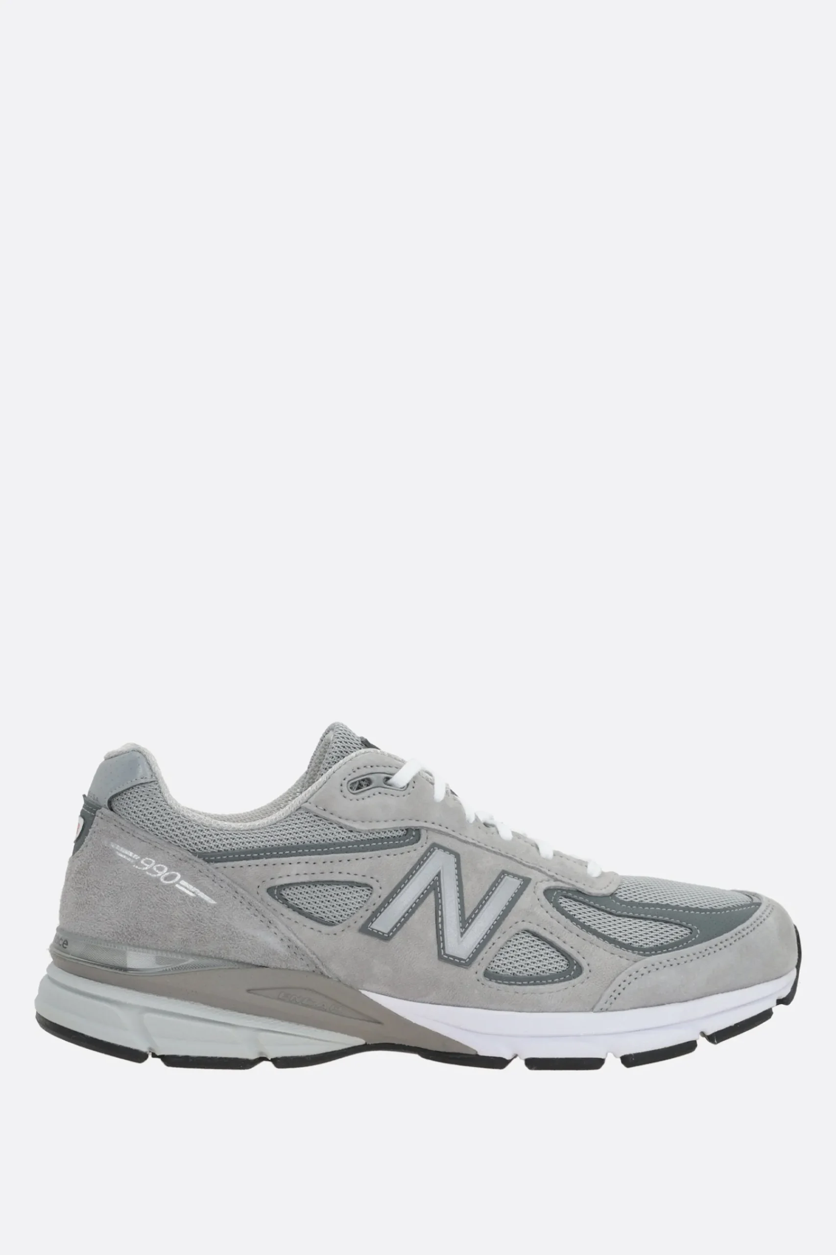 Women NEW BALANCE Made in USA 990v4 Core mesh and suede sneakers