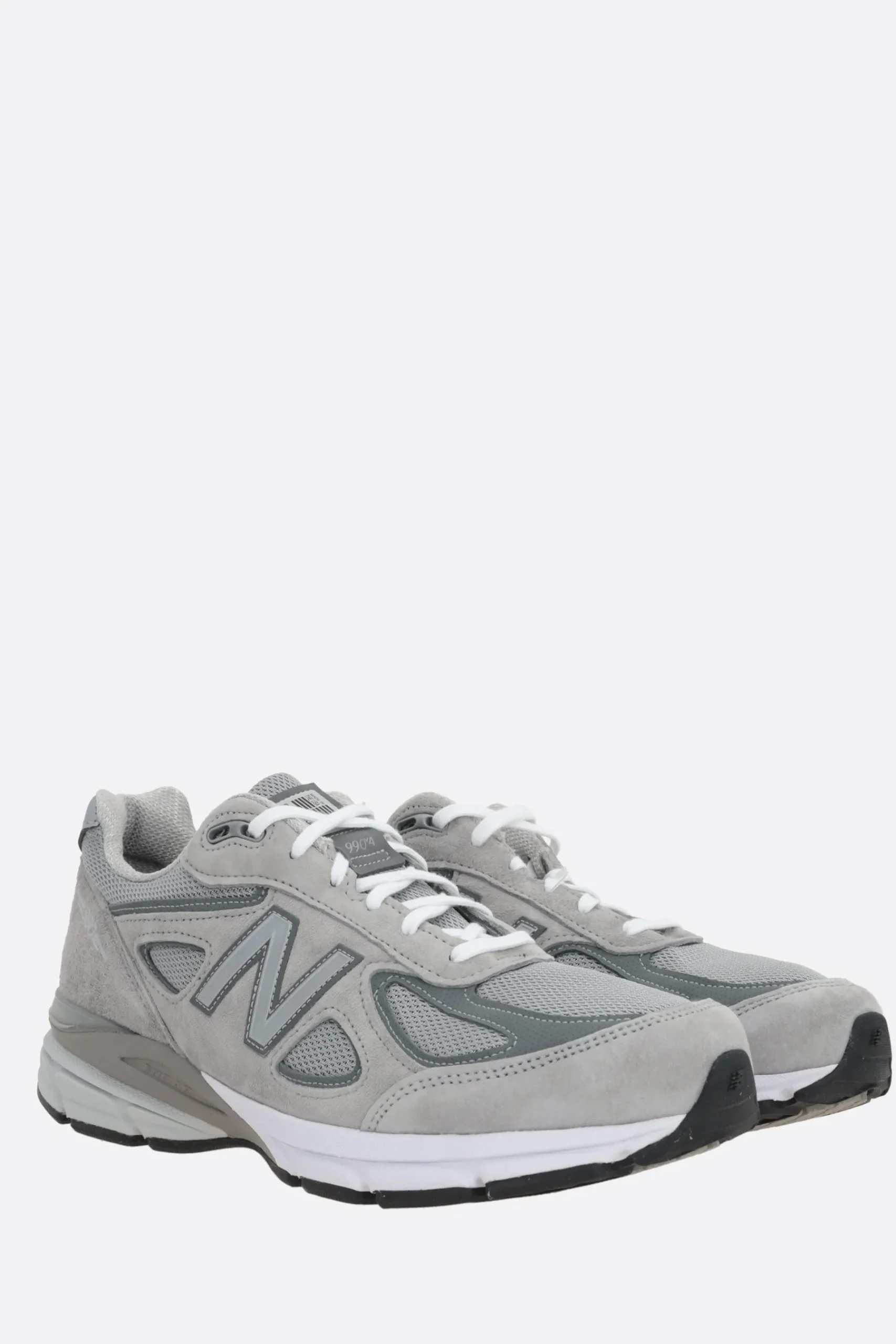 Women NEW BALANCE Made in USA 990v4 Core mesh and suede sneakers