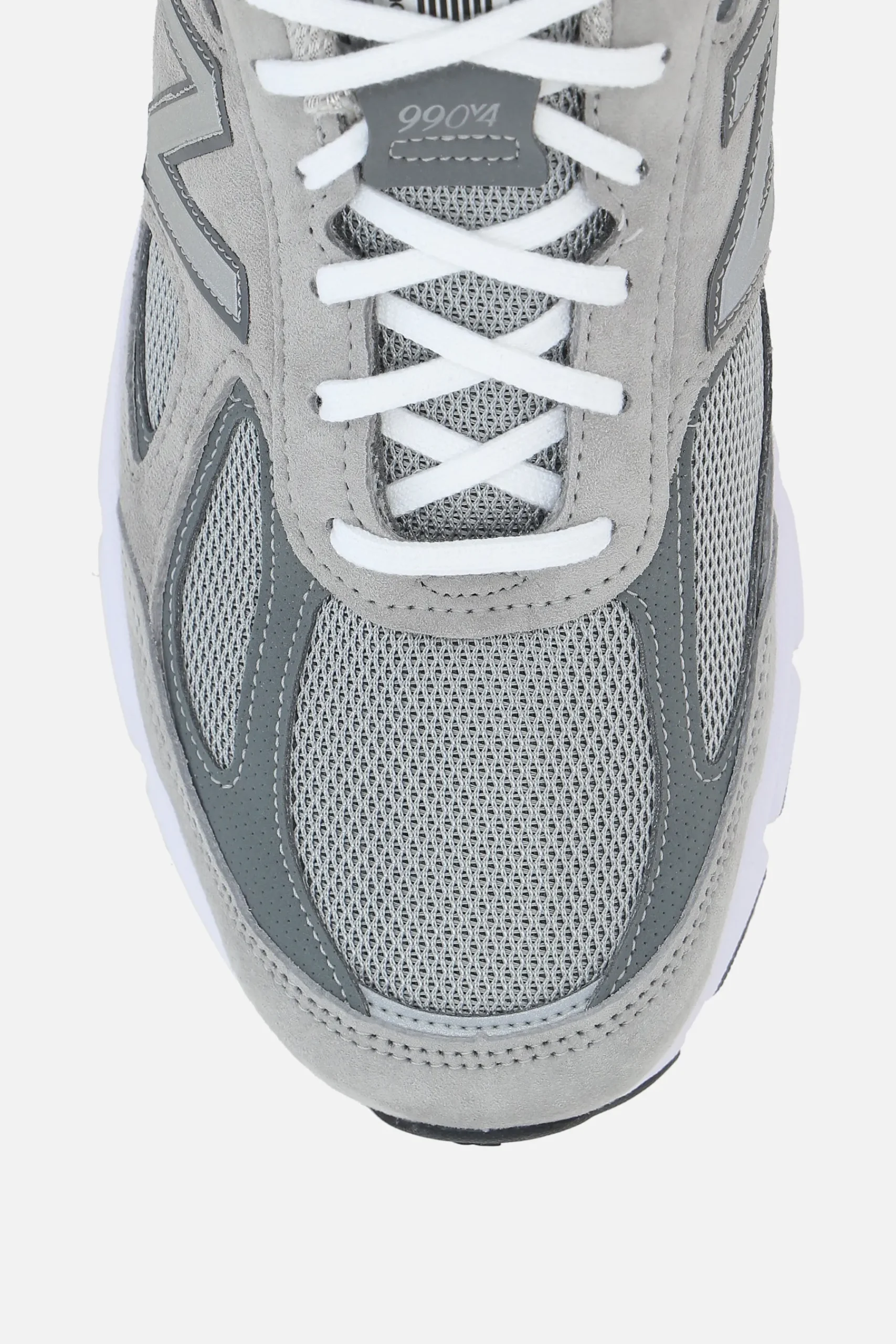Women NEW BALANCE Made in USA 990v4 Core mesh and suede sneakers