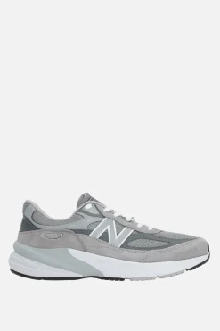 Women NEW BALANCE Made in USA 990v6 suede and mesh sneakers