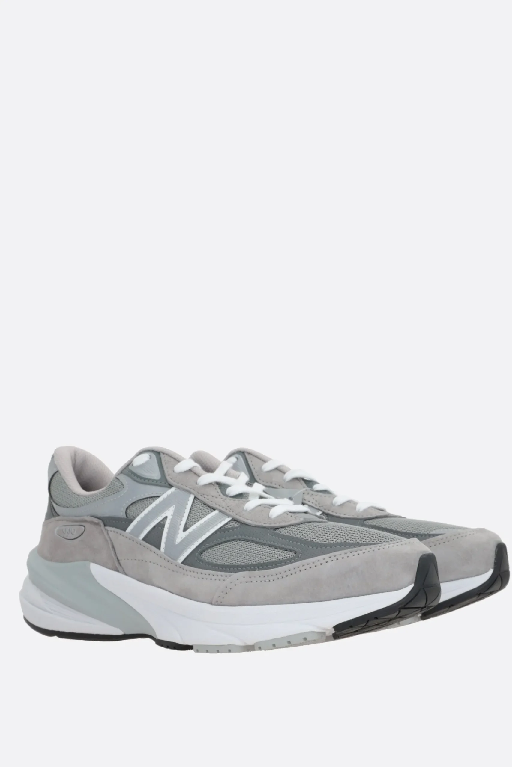 Women NEW BALANCE Made in USA 990v6 suede and mesh sneakers
