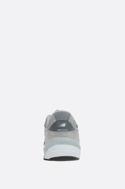 NEW BALANCE Made in USA 990v6 suede and mesh sneakers