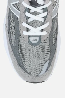 Women NEW BALANCE Made in USA 990v6 suede and mesh sneakers