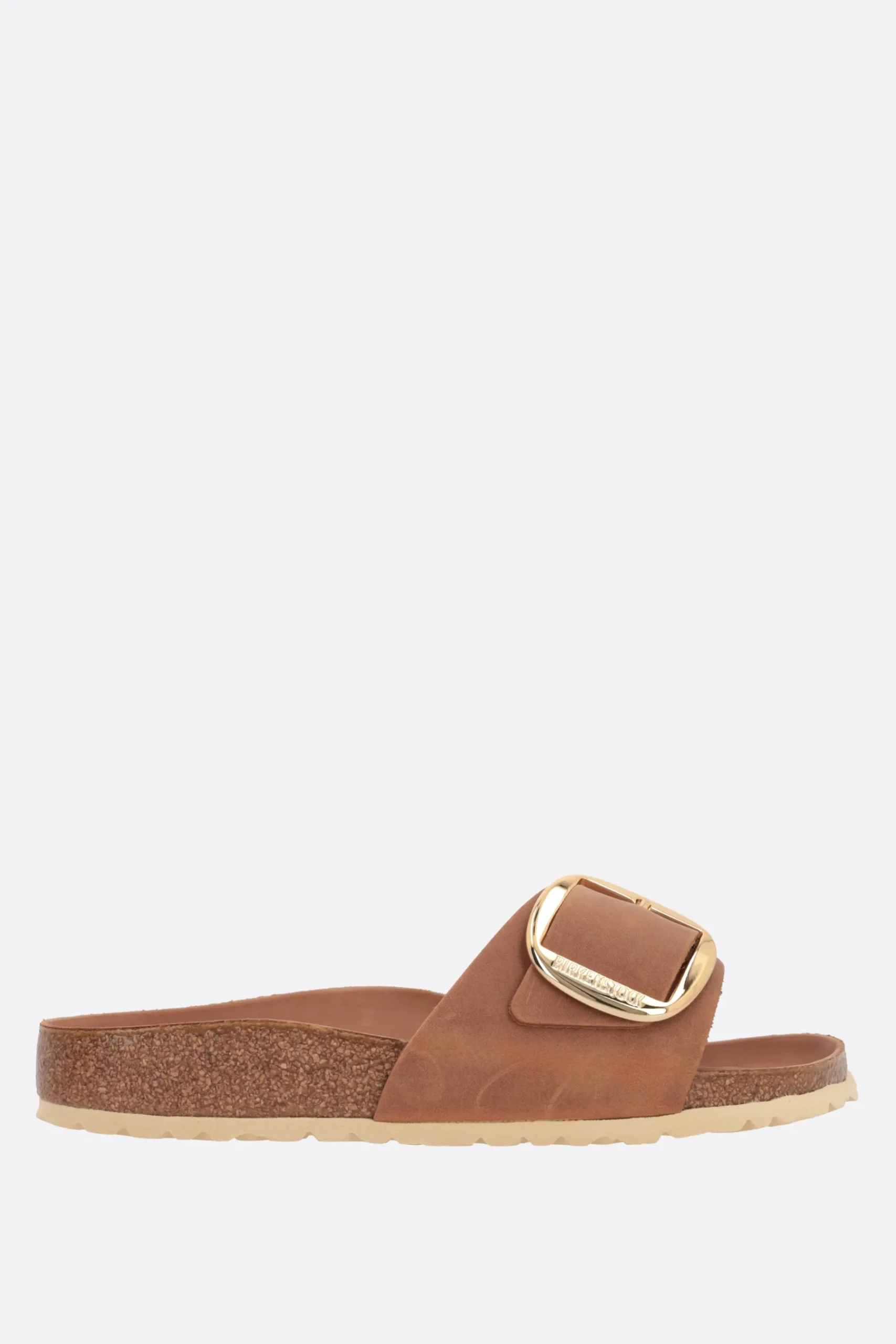 Women BIRKENSTOCK Madrid Big Buckle slide sandals in oiled leather(Narrow Fit)