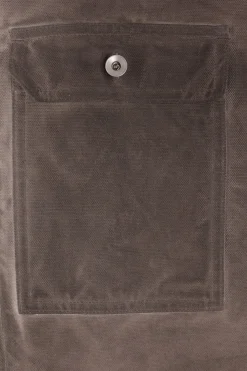 RICK OWENS DRKSHDW Magnum Tommy short-sleeve shirt in canvas