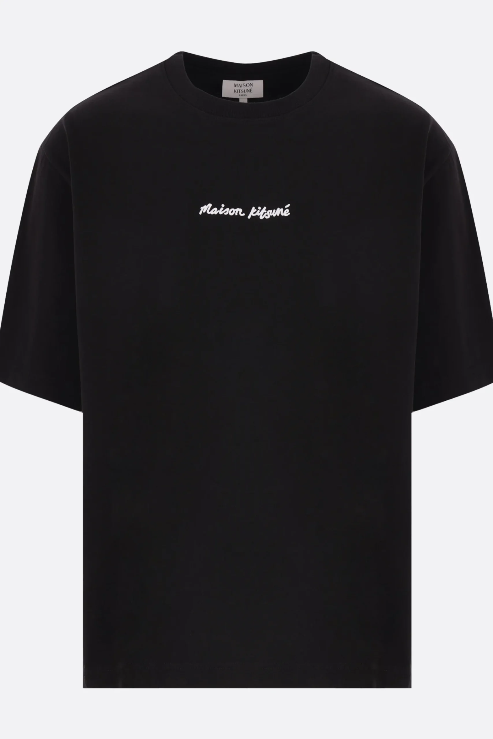 MAISON KITSUNÉ Maison Kitsuné Line Handwriting oversize t-shirt