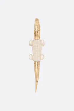 Women BIBI VAN DER VELDEN Mammoth Alligator Bite single earring