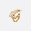 Women BIBI VAN DER VELDEN Mammoth Alligator Twist 18k ring