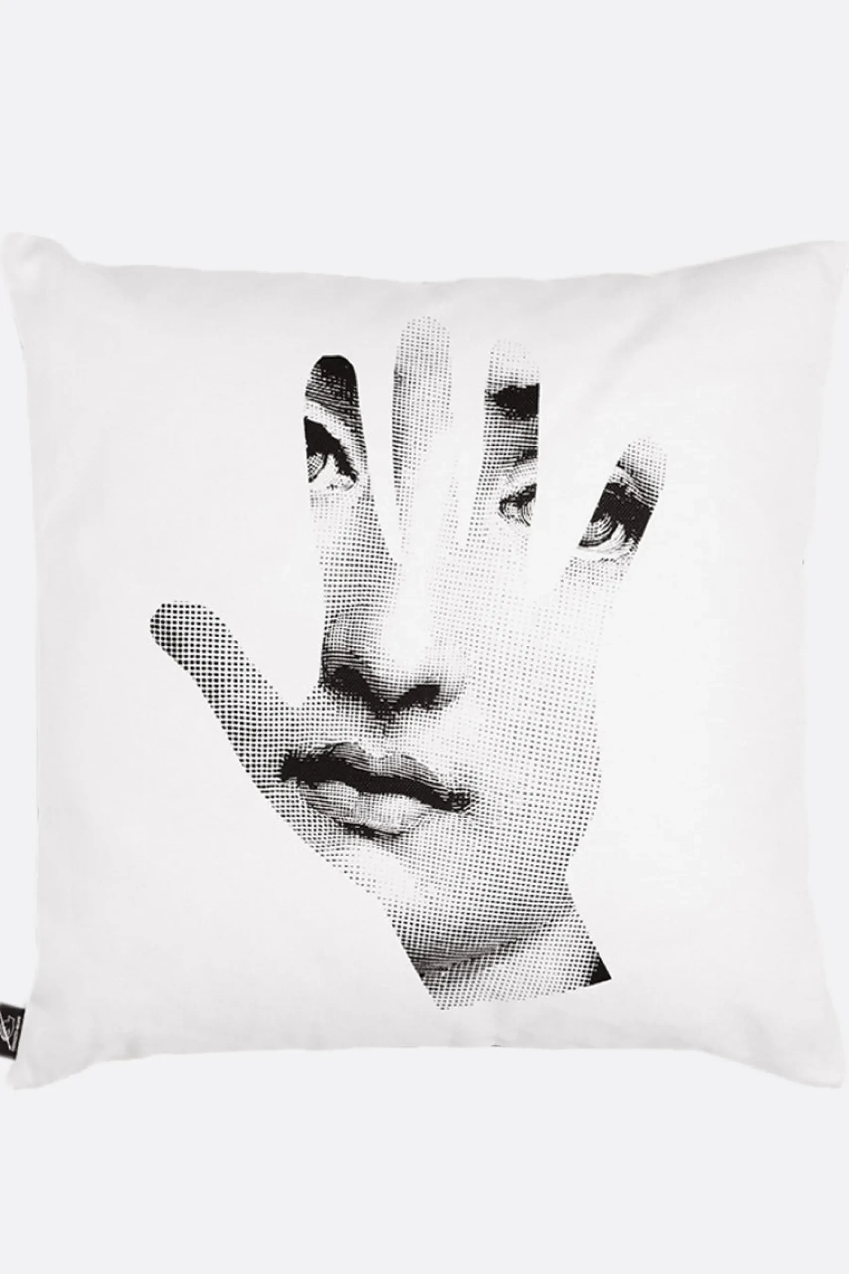 FORNASETTI Mano canvas cushion
