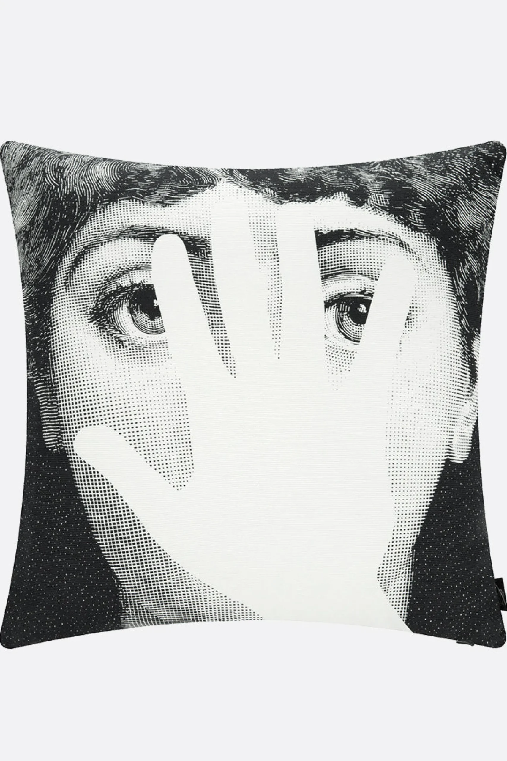 FORNASETTI Mano canvas cushion