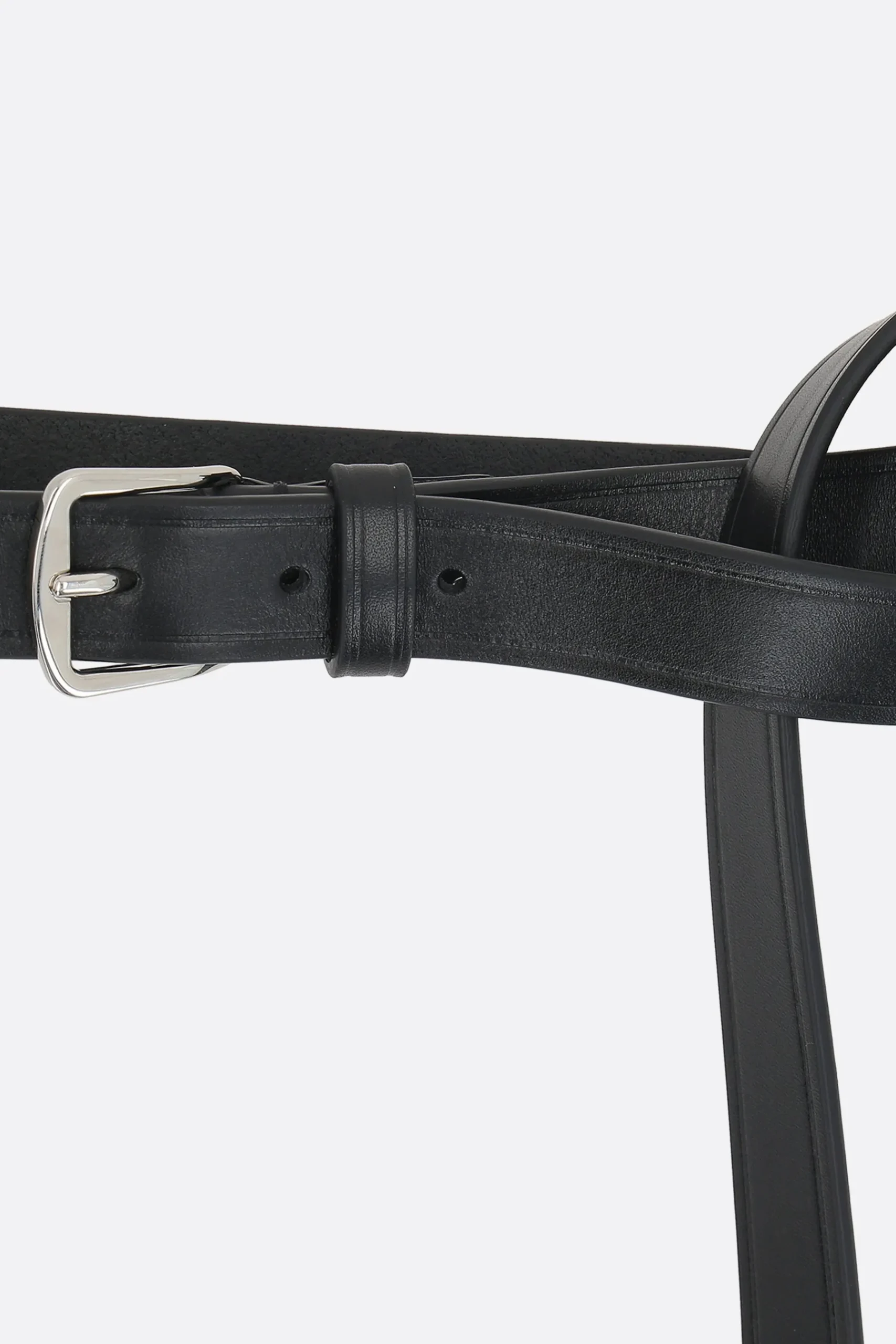 Women ANN DEMEULEMEESTER Mape thin belt in smooth leather