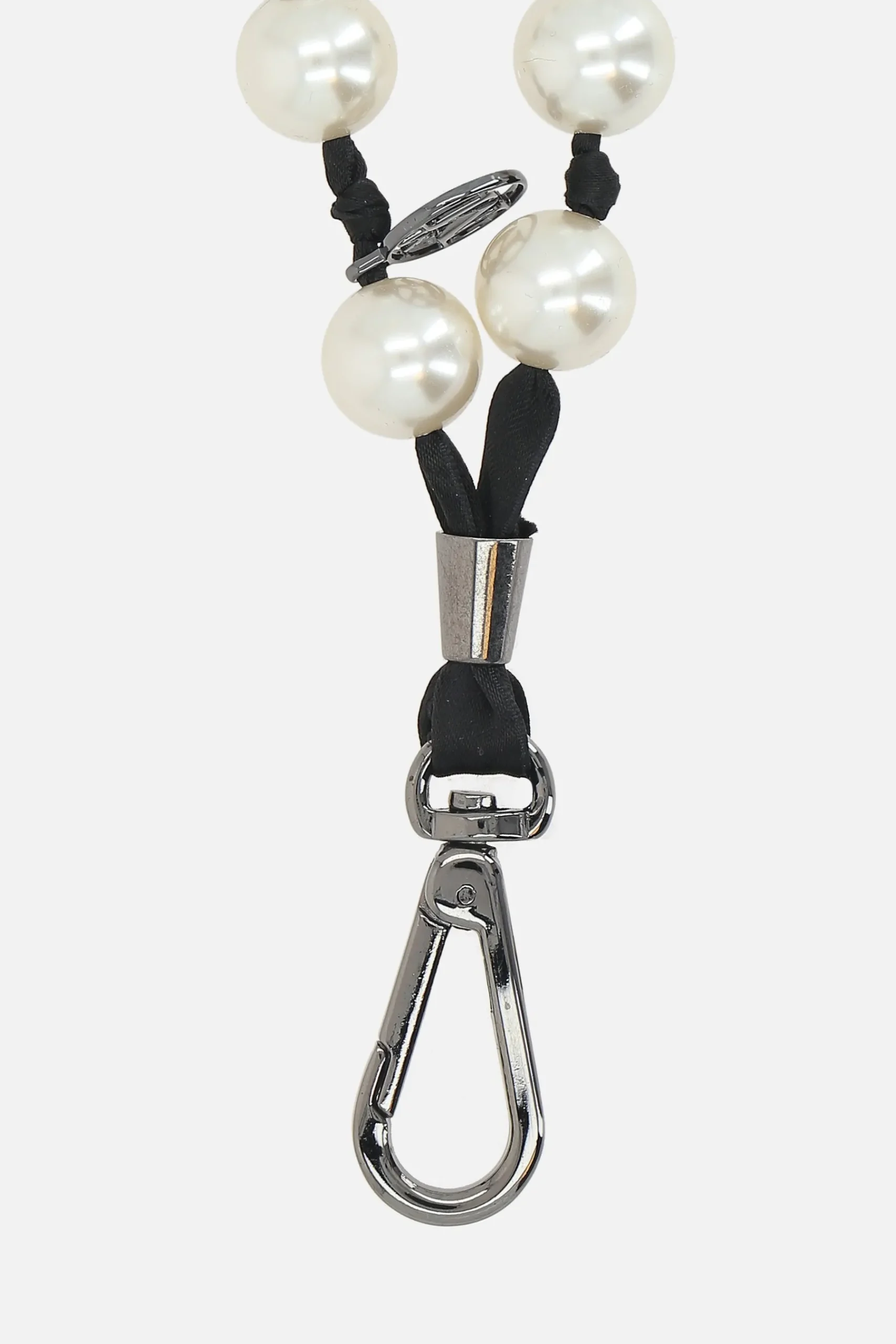 Women MAISON MICHEL Martine shoulder strap with pearls