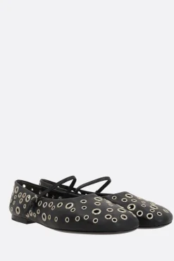Women TORY BURCH mary-jane ballerina in nappa with eyelets