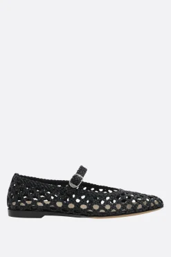 Women LE MONDE BERYL mary-jane ballerinas in woven leather